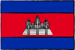 カンボジアの国旗