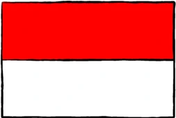 インドネシアの国旗